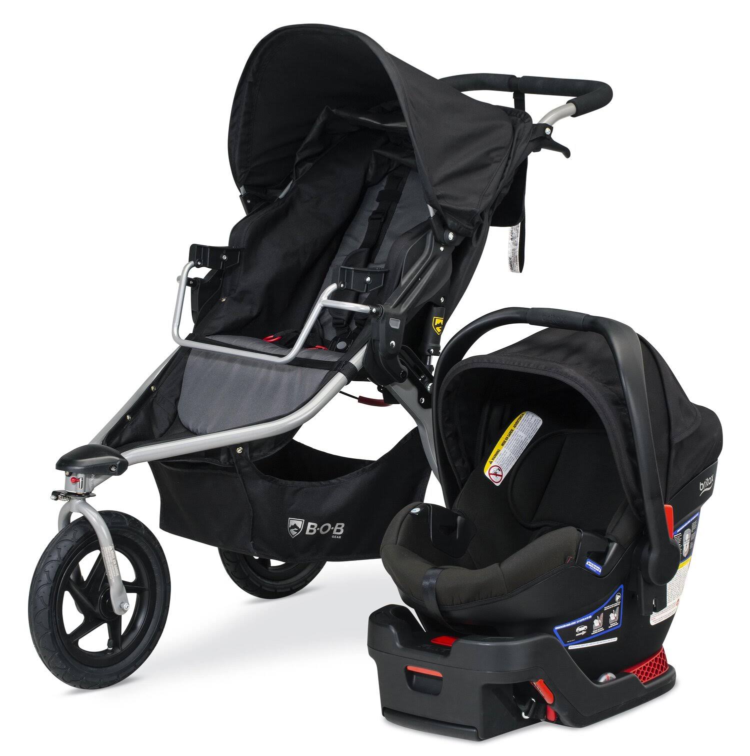 Bob Gear Rambler B-Safe Gen2 Stroller Travel System - Black