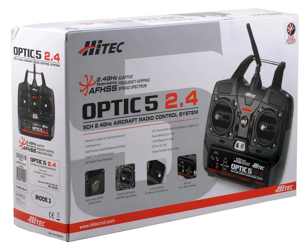 Hitec Optic 5 2.4Ghz Radio