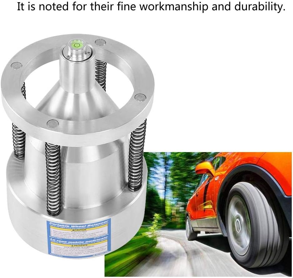 1 Pcs Portable Wheel Balancer,Car Truck Portable Hubs Wheel Tire Balancer Bubble Level Heavy Duty Rim For Most Cars and Light Trucks