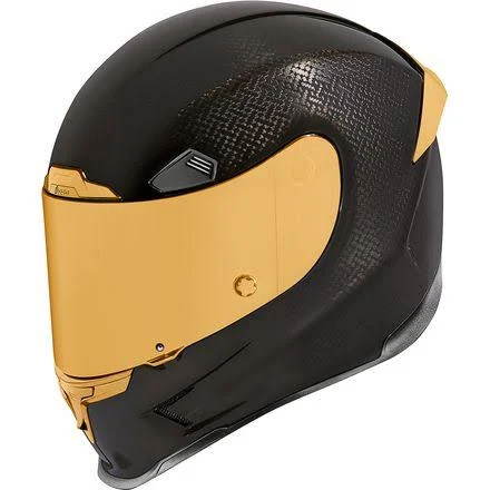 Icon Airframe Pro Helmet - Carbon, Black/Gold, XX-Large Street Helmet Full Face