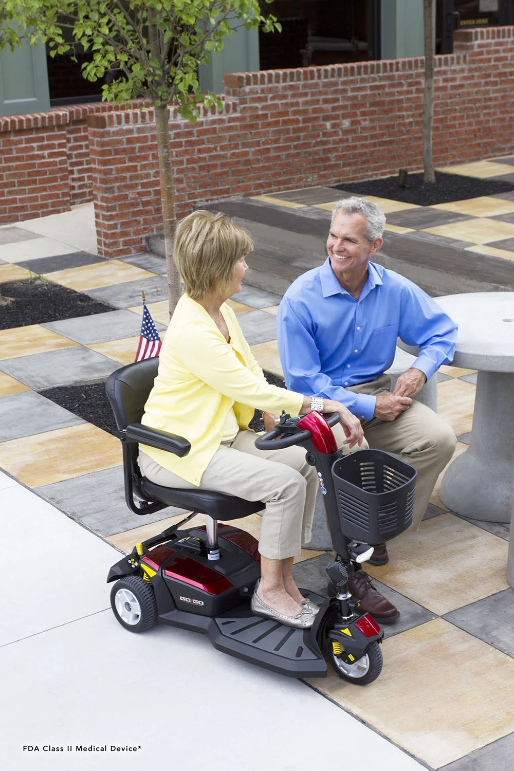 Pride Mobility GoGo LX 3-Wheel Scooter With CTS Suspension (12AH/9 Mile Battery Range) with Ext Warr