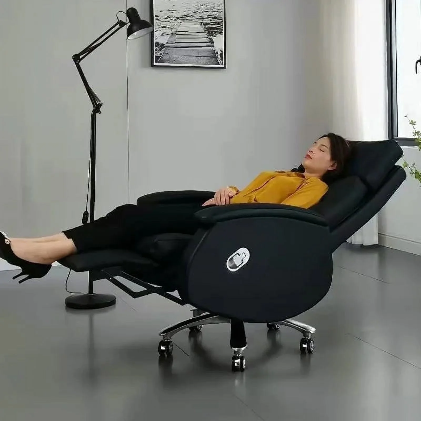 Office Computer Chair Nordic Ergonomic Luxury Floor Executive Conference Chair Lumbar Back Support Sillas De Oficina Furniture