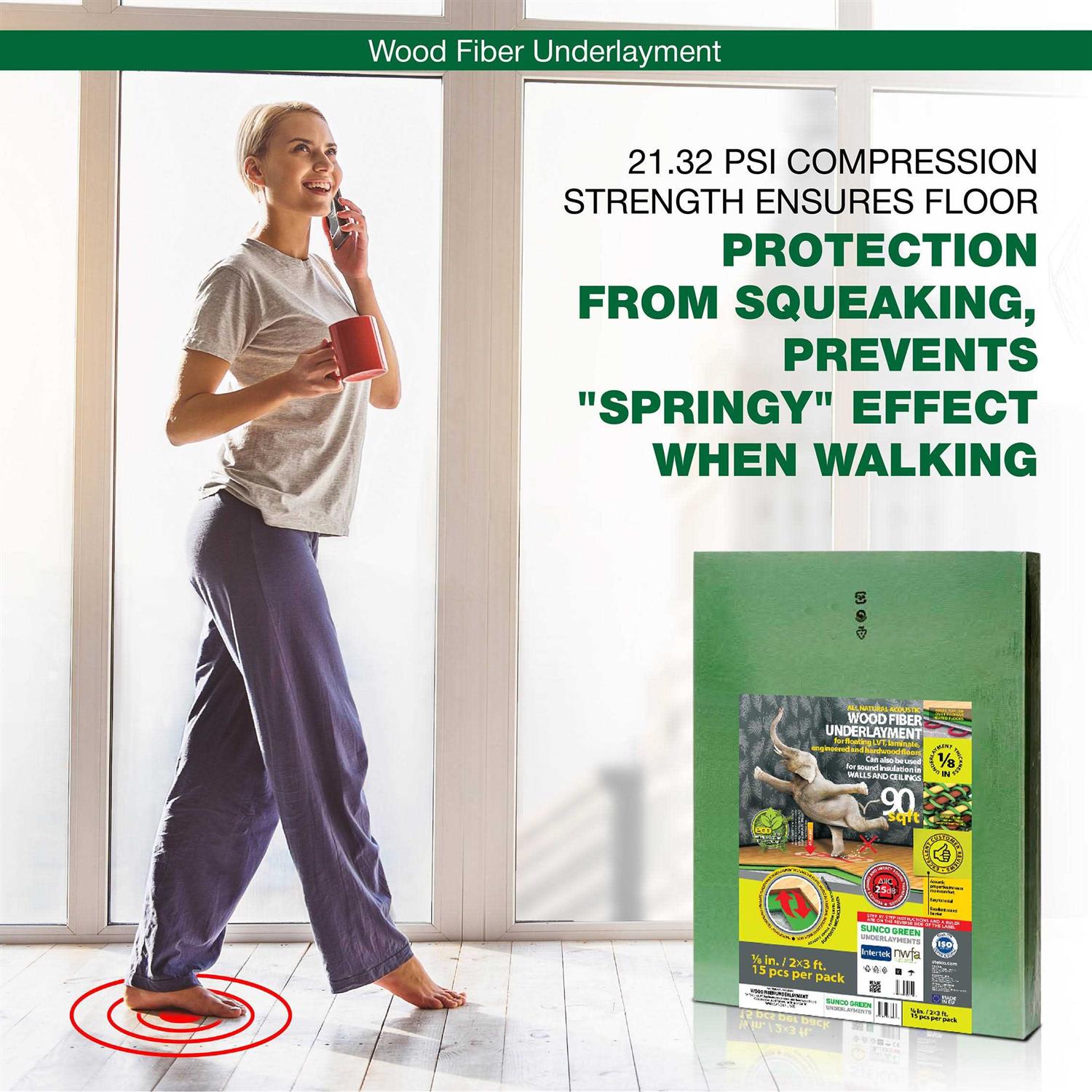 STEICO 180 sq.ft. 2 ft. x 3 ft x 1/8 in. Wood Fiber Underlayment - Shop Hardware Tools Online Store