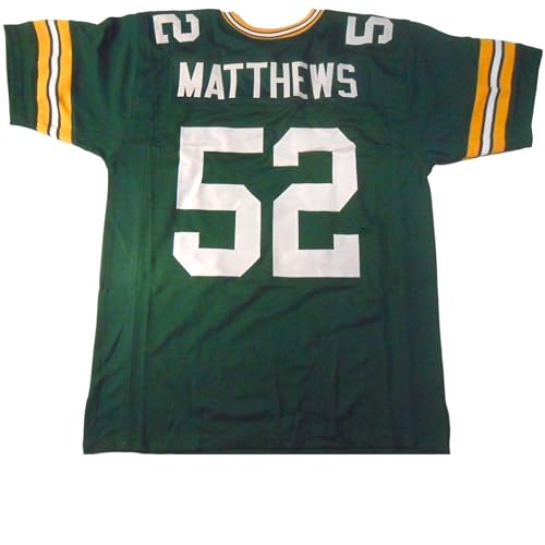 Clay Matthews Green Jersey Stitched Custom Football New No Brand/Logos