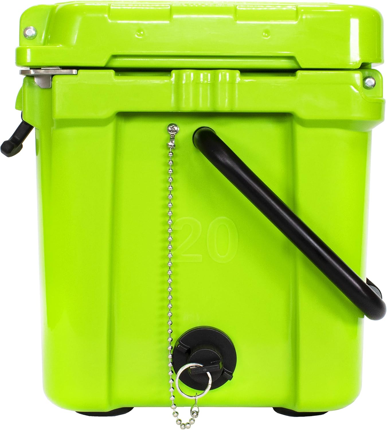 Frosted Frog Original Green 20 Quart Ice Chest Heavy Duty High Performance Roto-Molded Commercial Grade Insulated Cooler