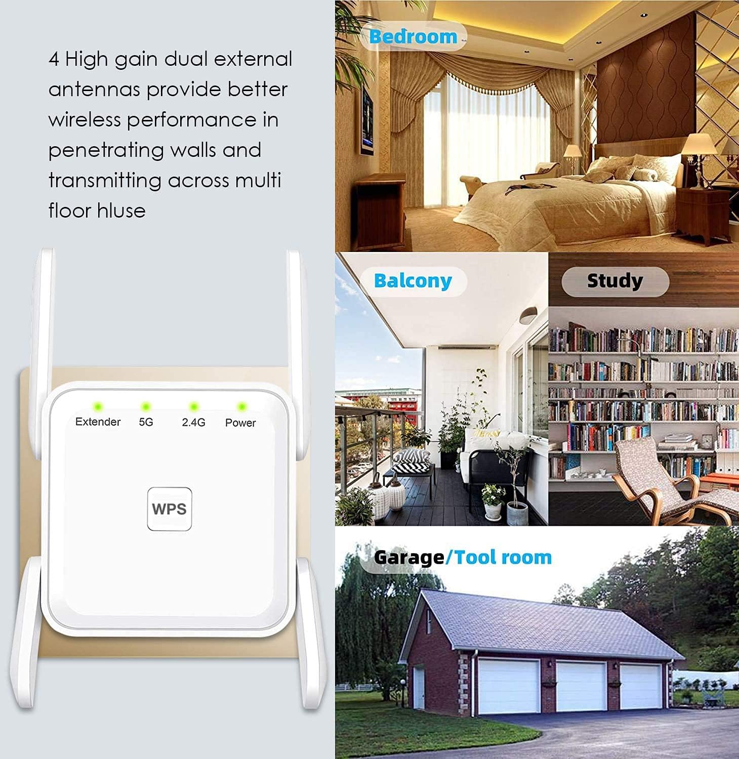 2022 WiFi Extender, WiFi Booster and Signal Amplifier, 1200Mbps Wireless Internet Booster Covers up to 6000sq.ft, WiFi Repeater Extender with Ethernet Port, Extend WiFi Signal to Home Devices Pack of 2