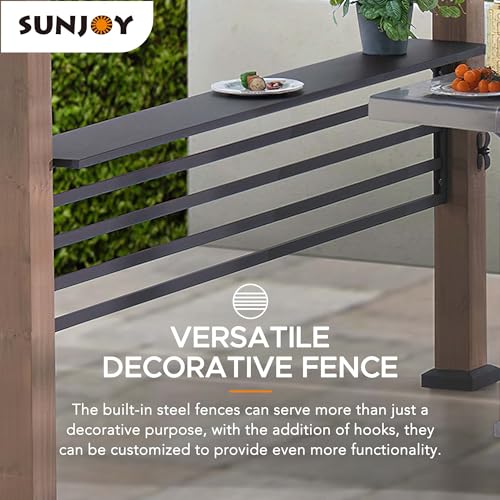Sunjoy Wooden Grill Gazebo