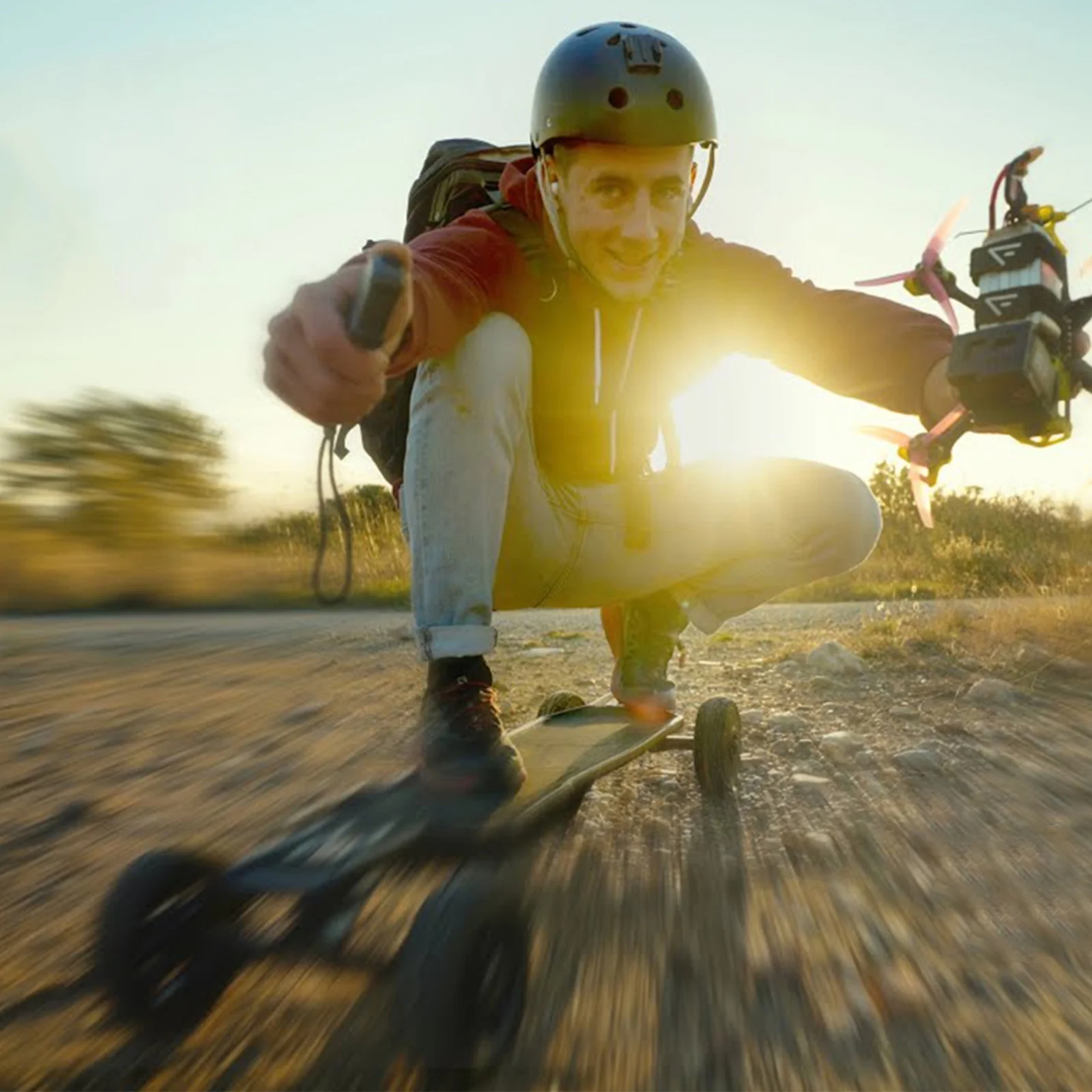 Maxfind All-Terrain Electric Skateboards with Remote Electric Longboard for Adults, 28 Mph Top Speed, 165 mm Large Wheels, 1500W Dual Motor, 38 Inch
