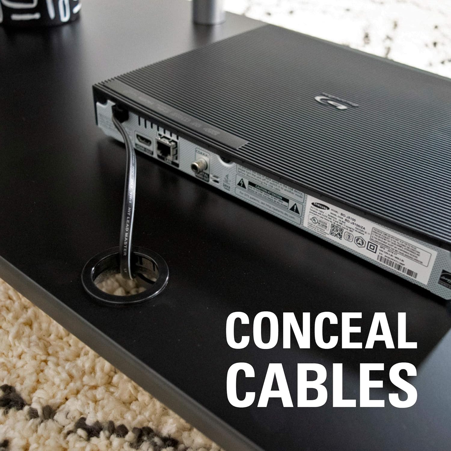 Sanus Heavy Duty Stand For AV Equipment - Extra Long 48" Design Looks Great Holding A TV In The Living Room Or Supporting Up To 400lbs Of Heavy Audio Equipment In The Back Closet