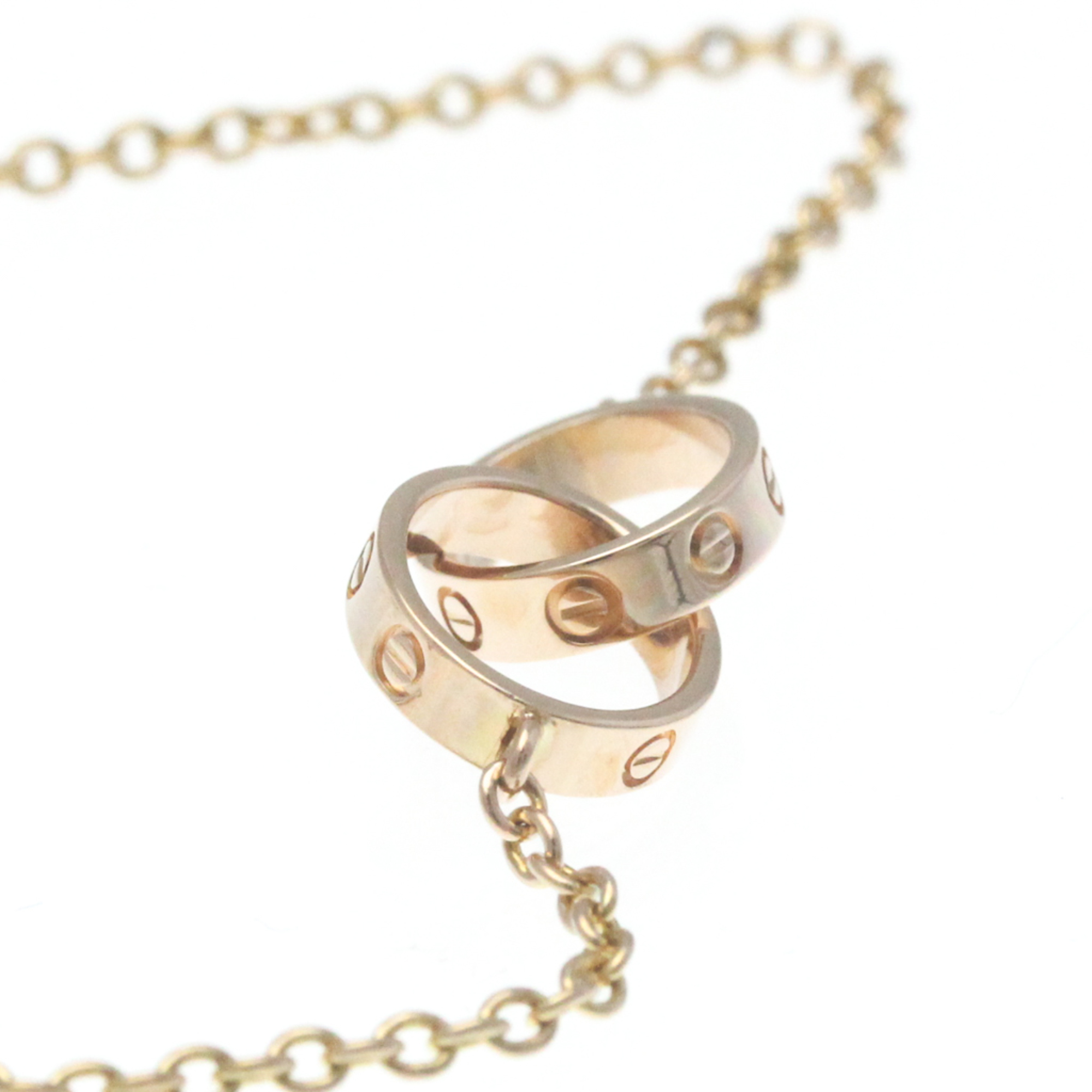 Pre-Owned Cartier Baby Love Bracelet Pink Gold (18K) No Stone Charm Bracelet Pink Gold (Good)