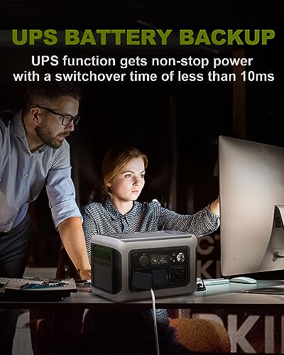 ALLPOWERS R600 Portable Home Battery With Solar Panels