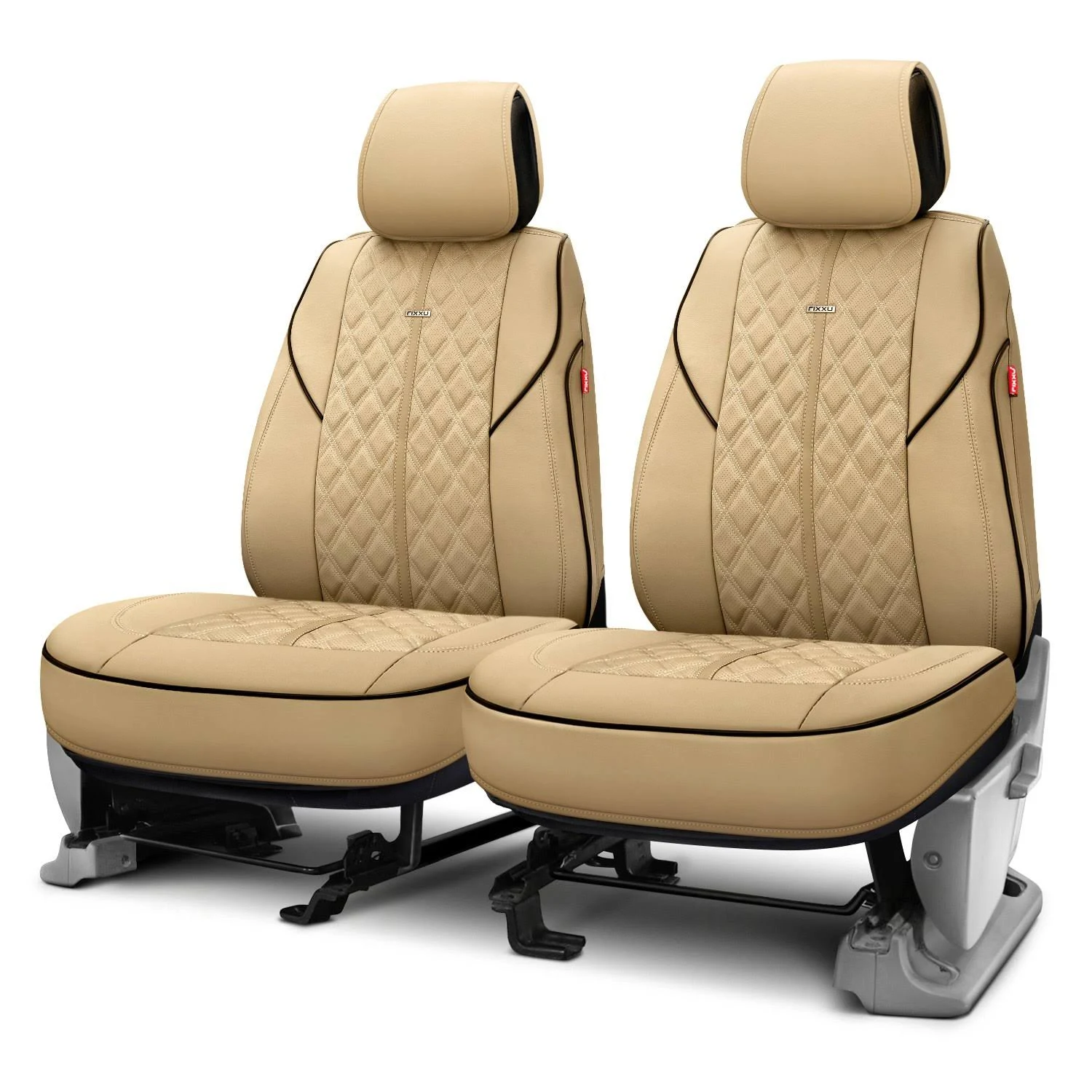 Rixxu SC-CREAM-MLA-1ST - Milano Series 1st Row Tan Seat Covers