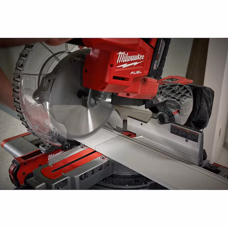 M18 FUEL 18V Lithium-Ion Brushless 10 in. Cordless Dual Bevel Sliding Compound Miter Saw with Compact Router