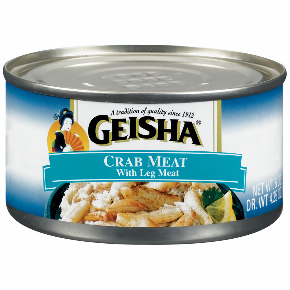 Geisha Wild Caught Fancy Crab Meat (Pack of 12) - Curated Treasures Market