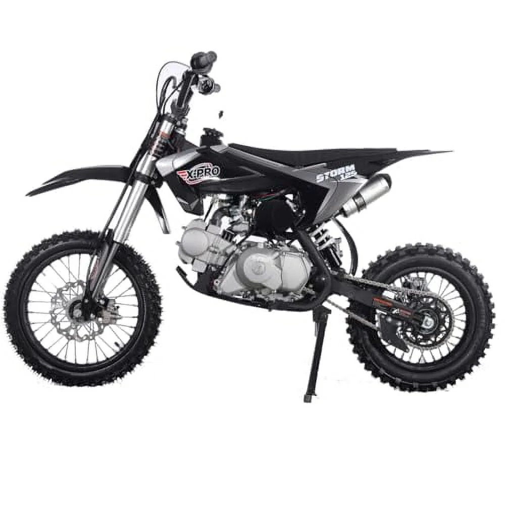 X-PRO Brand New 125cc Dirt Bike with Automatic Transmission, Electric Start, Big 14/12 Tires