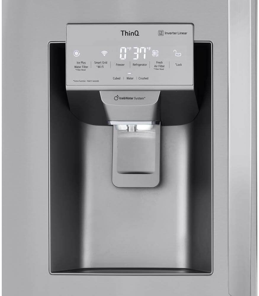 22 cu ft. Smart Counter Depth Double Freezer Refrigerator