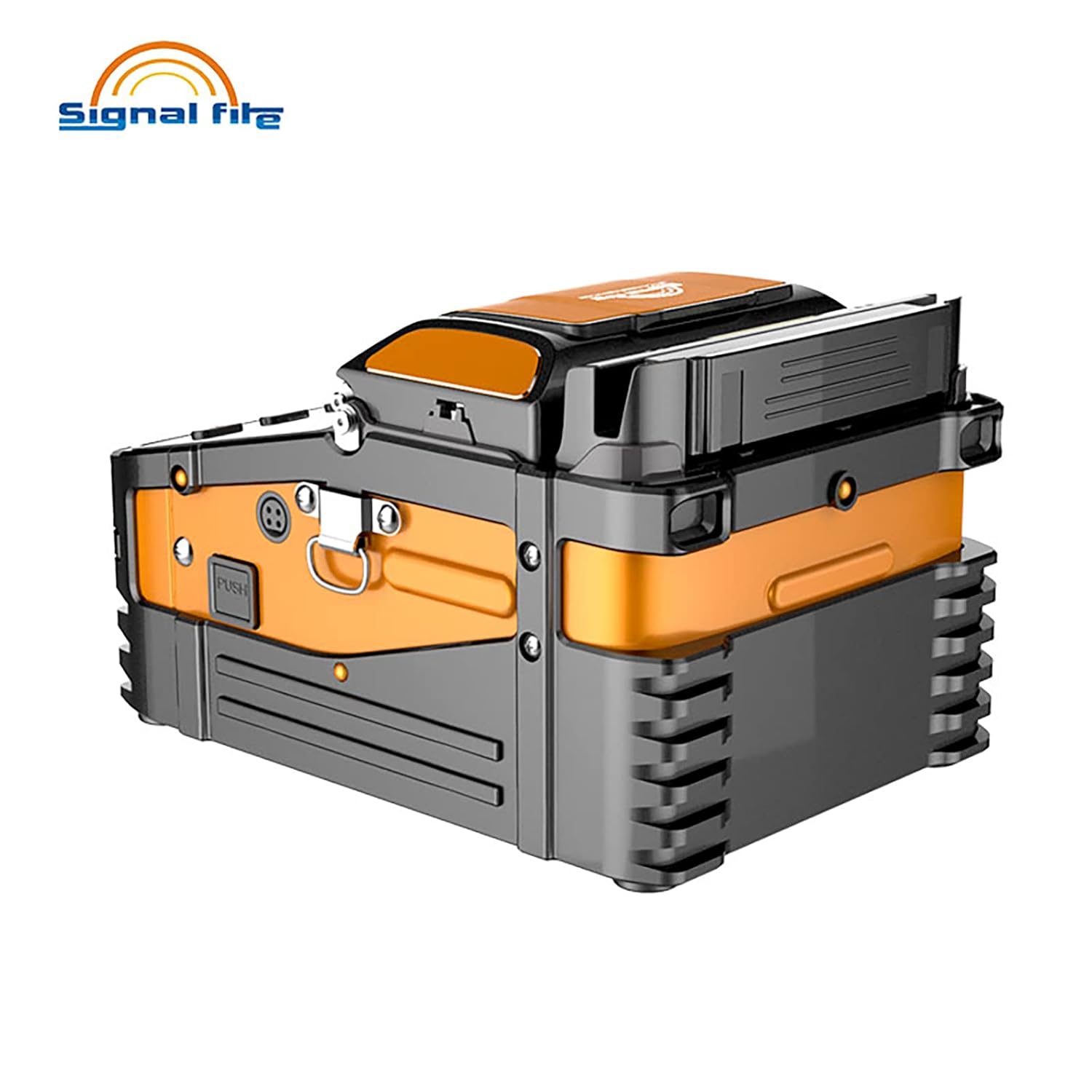 Optical Fiber Cleaver Kit, Optical Fiber Fusion Splicer, Splicing Heating Machine, Automatic Splicing Time Melting Toolbox Kit W/App Control & Red Light Detection, Splicing 5S Heating15S