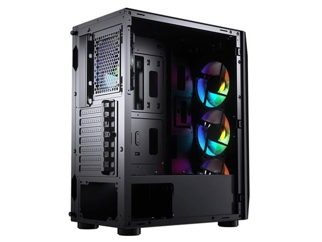 Cougar Case MX410 Mesh-G RGB ATX Gaming Mid-Tower Tempered Glass USB