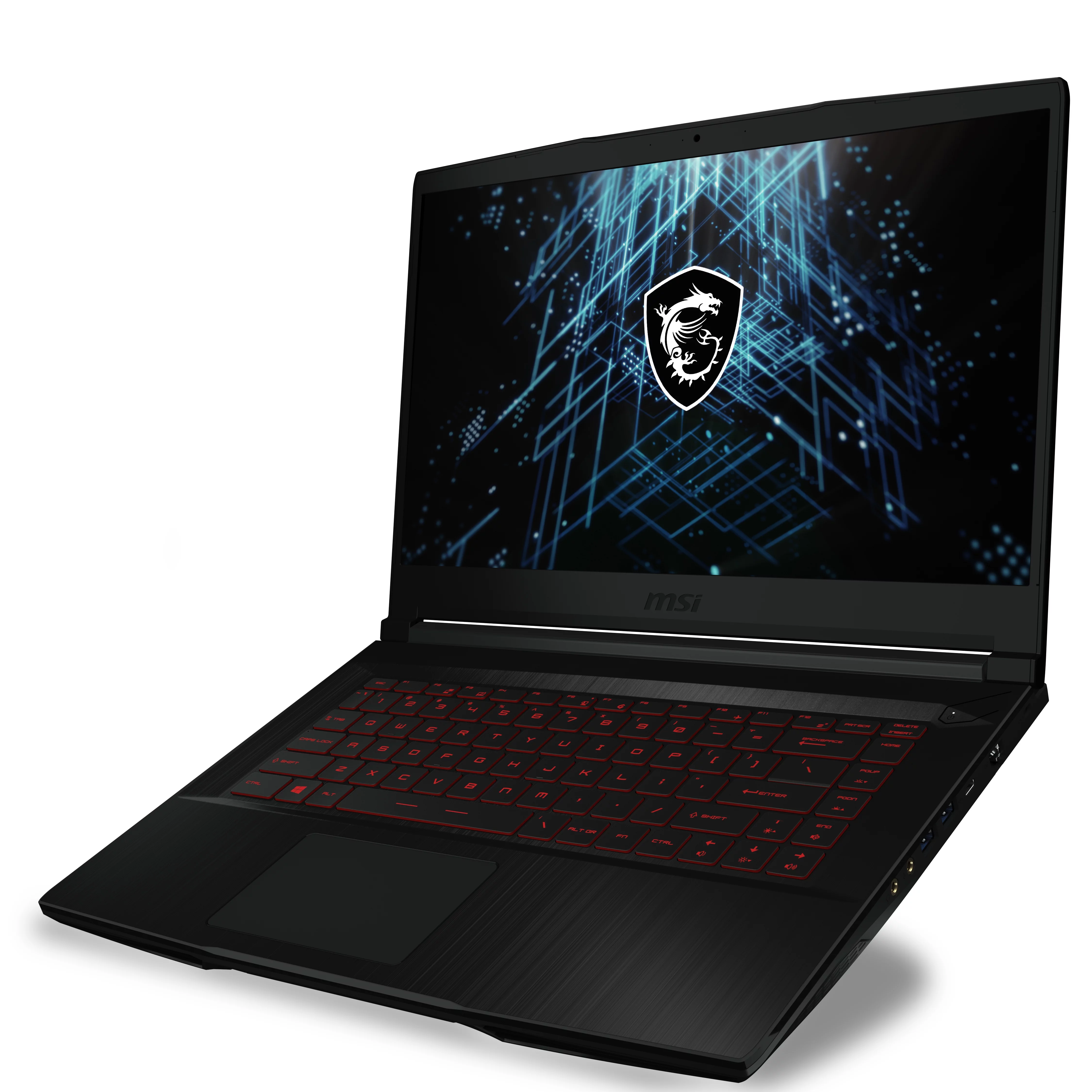 MSI GF63 Thin 15.6" Gaming Laptop, Intel Core i5-11400H, NVIDIA GeForce GTX 1650, 8GB Memory, 256GB NVMe SSD, Windows 11, 11SC-693