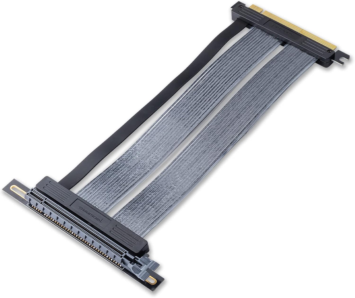 Tecware PCIE GEN 4.0 Riser Extension Cable for Vertical GPU Mount (PCIE 4.0 Right Angle (90 Degree))
