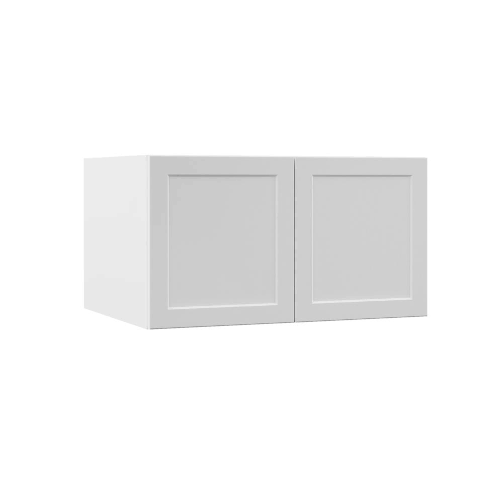 Hampton Bay Designer Series Melvern Assembled 33x18x24 in. Wall Kitchen Cabinet in White