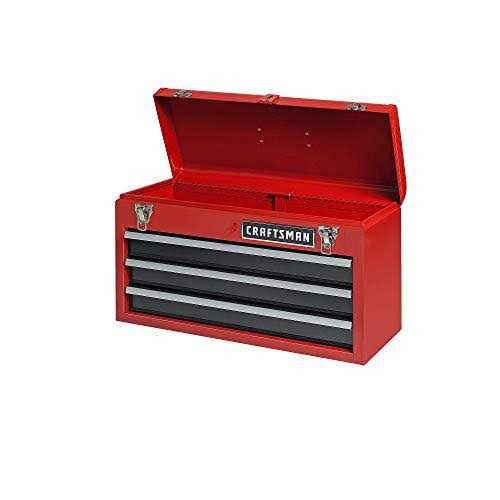 Craftsman 3-Drawer Metal Portable Chest Toolbox Red - Shop Hardware Tools Online Store