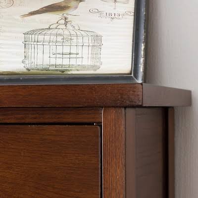 Leick Furniture Mission Slatted Bookcase, Brown
