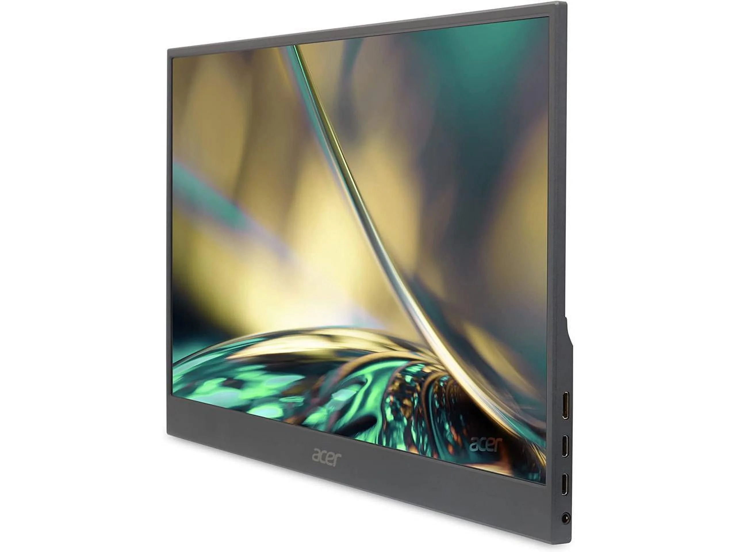 Acer 15.6" Full HD (1920 x 1080) IPS Business Portable Monitor, Ultra Slim Portable Design | Premium Cover I External Monitor for Laptop PC Mac, PM161Q Abmiuuzx