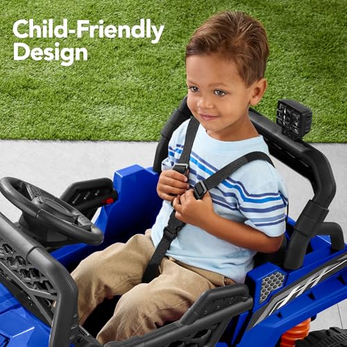 Best Choice Products Kids 12V Electric Ride On UTV Car and Trailer w/Parent Control, LED Lights, 2 Speeds, Bluetooth - Black