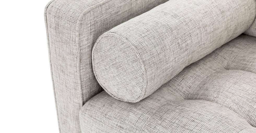Ivory Tufted Chair with Bolsters | Article Sven Modern Furniture
