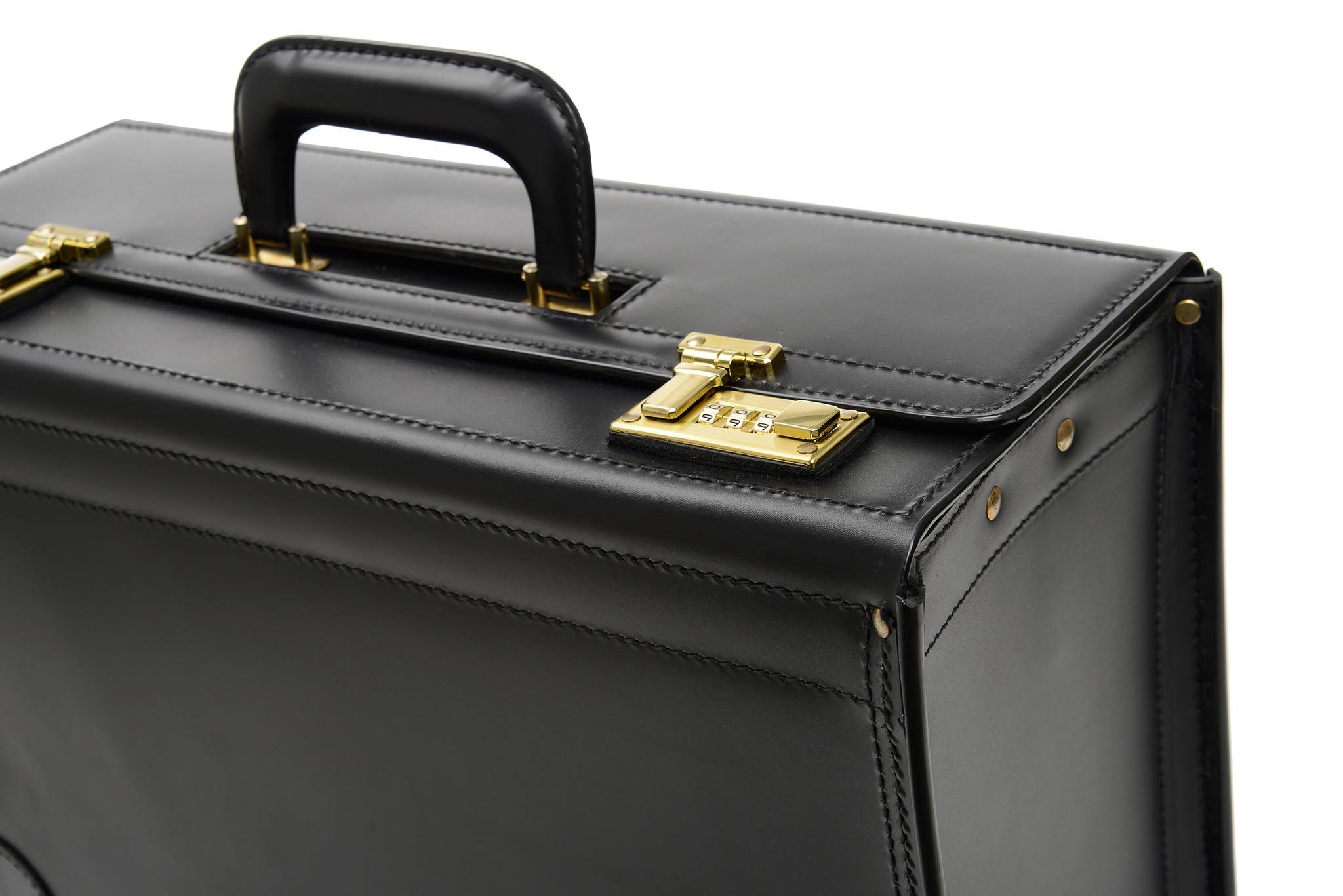 Korchmar Workhorse 18x22 Leather Catalog Case Black