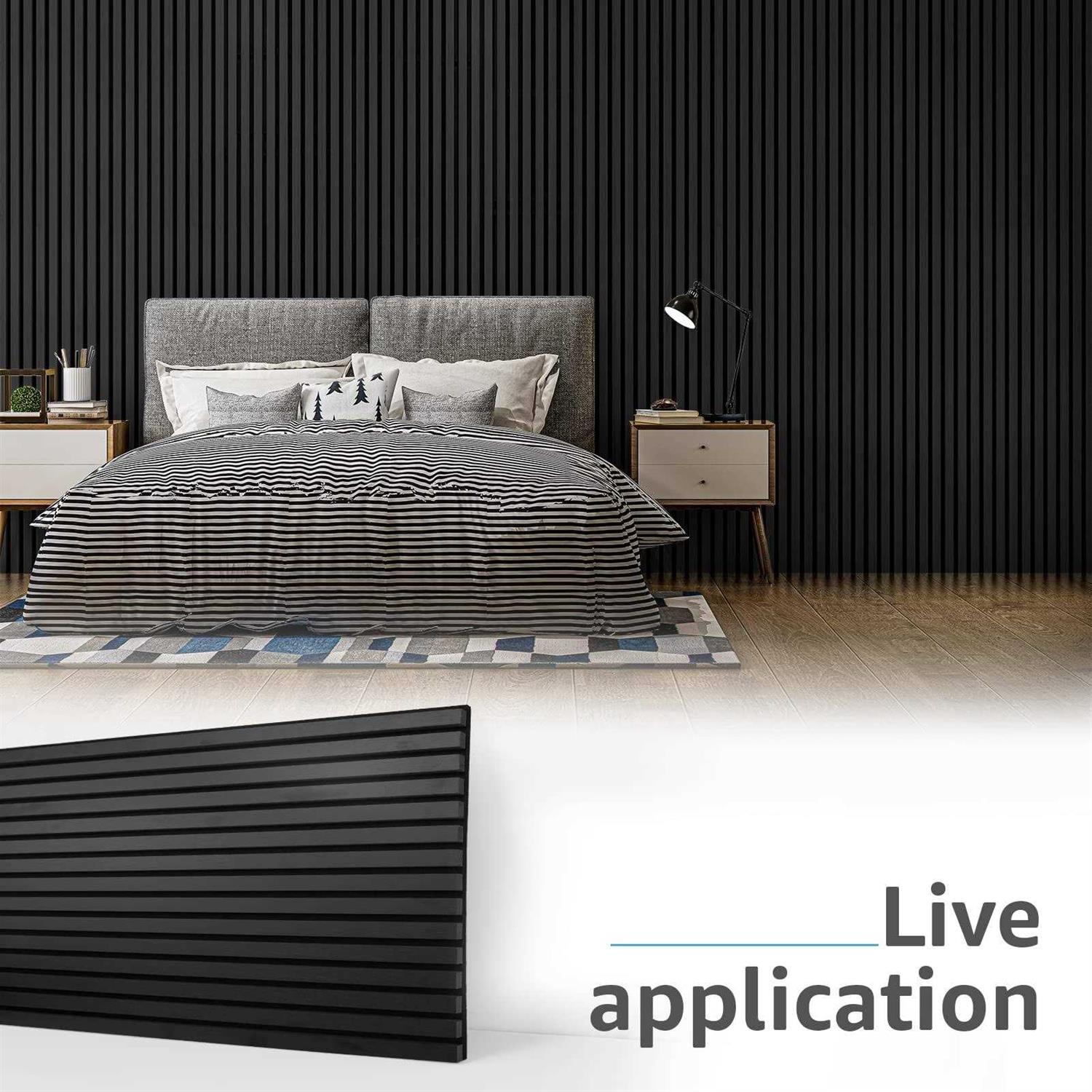 Art3d 2 Wood Slat Acoustic Panels for Wall and Ceiling - Shop Hardware Tools Online Store