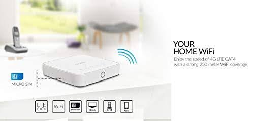 Router Alcatel Link Hub 4G LTE Unlocked Worldwide HH41NH multibam 150 Mbps WiFi 4G LTE USA Latin Caribbean Euro Asia Africa + RJ