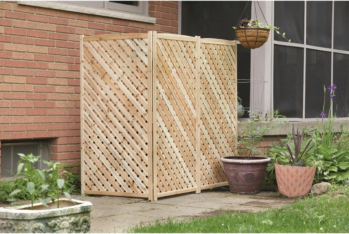 CASTLECREEK Air Conditioner Fence Screen -Tall, AC Covers for Outside to Hide Air Conditioner & for Outdoor Privacy