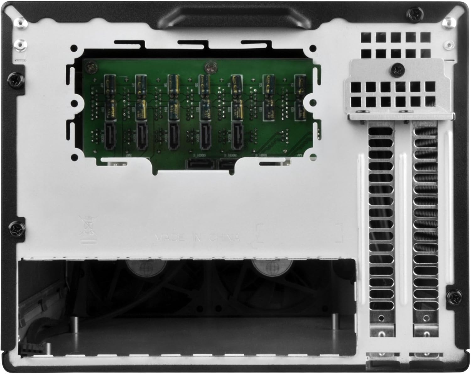 SilverStone Technology Silverstone CS280 Premium Mini-ITX NAS case with Eight 2.5 hot-swappable Bays, SST-CS280B,Black
