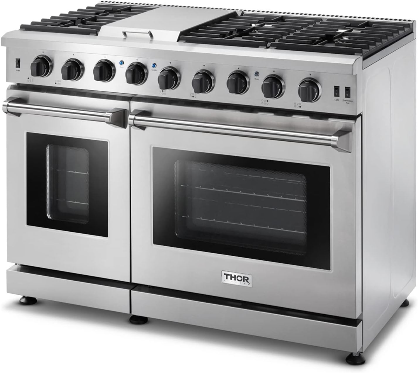 Thor 30 Inch Gas Range Stainless Steel with 5 Sealed Burners, 4.5 cu. ft. Oven, Free Standing Professional Range with Storage Drawer, Cast Iron Grate,LRG3001U
