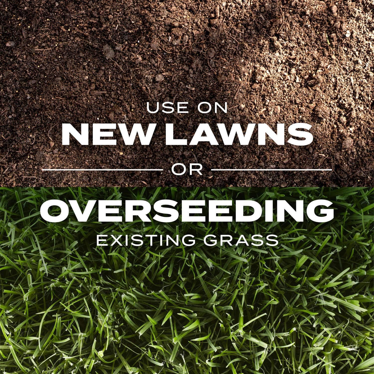 Scotts Turf Builder Rapid Grass Sun & Shade Mix: up to 8,000 sq. ft., Combination Seed & Fertilizer, Grows in Just Weeks, 16 lbs