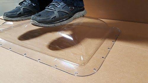 Premium Heavy Duty 18 x 26 OD Trailer New Skylight Plastic Lexan Polycarbonate RV 14 x 22 ID Clear