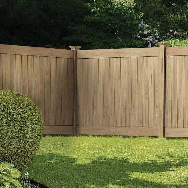 Veranda Linden 6 ft. H x 8 ft. W Cypress Vinyl Privacy Fence Panel Kit - Shop Hardware Tools Online Store