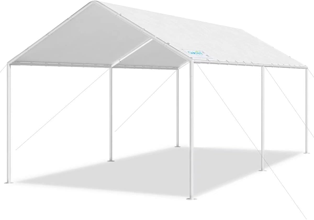Quictent 10'X20' Heavy Duty Carport Car Canopy Party Tent Boat Shelter