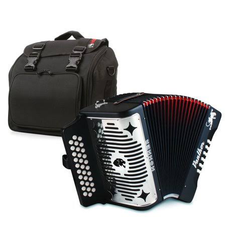 used Hohner 3100FB Panther 3-Row FBE Diatonic Accordion - Megean