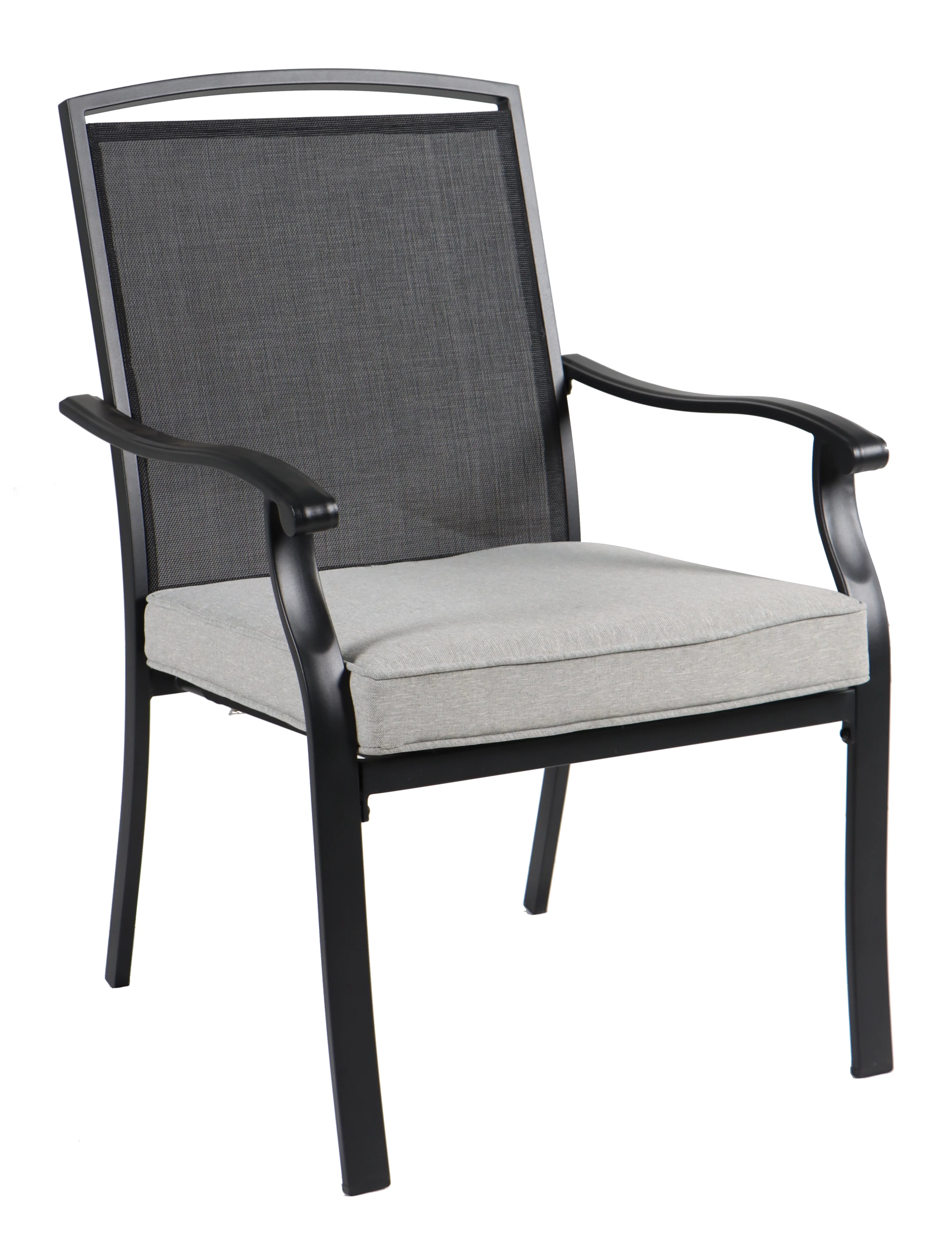 Mainstays Alexandra Square 3-Piece Outdoor Furniture Patio Bistro Set, Gray