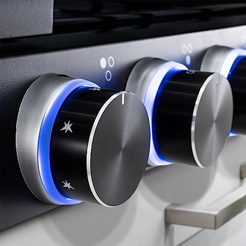 RecPro RV Built In Gas Cooktop | 2 Burner or 3 Burner | RV Cooktop Stove | 6,500 and 8,000 BTU Burners | Cover Included