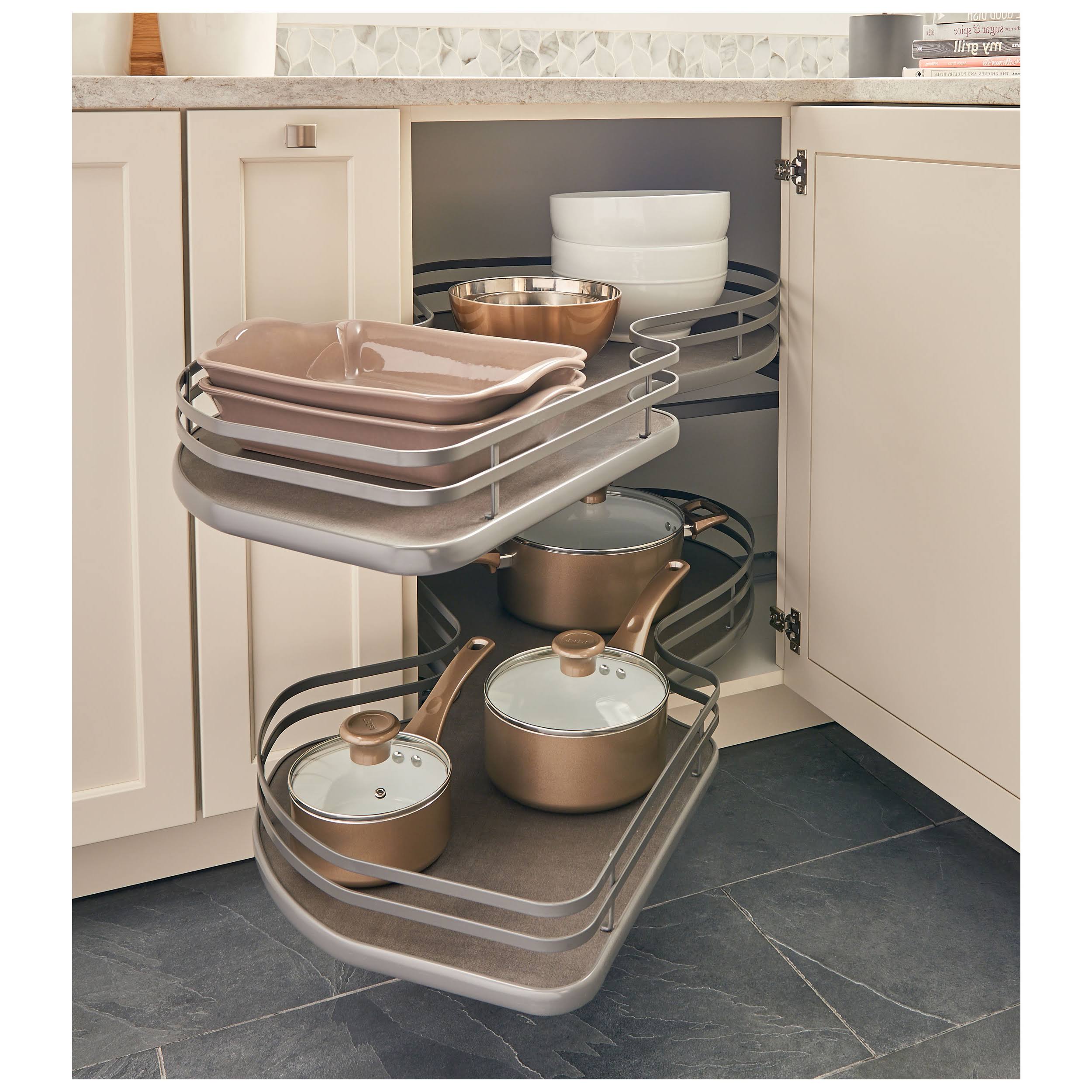 Rev-A-Shelf 21 in Two-Tier Organizer for A Blind Right