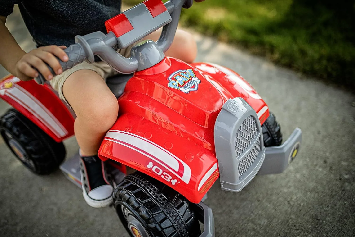 Kid Trax Nickelodeon's Paw Patrol Marshall Toddler 6 Volts Quad Electric Ride-on Toy, 18-30 Months