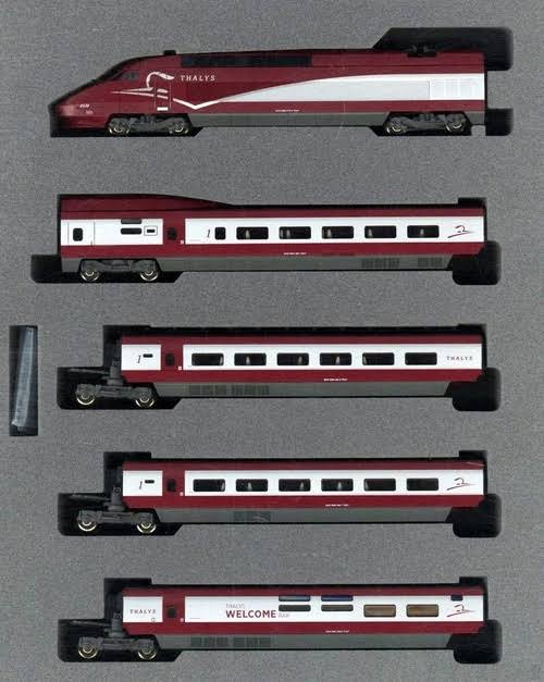 Kato N 101657 Thalys PBA New Paint 10 Car Set by Model Train Stuff