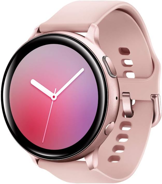 SAMSUNG Galaxy Watch Active 2 (44mm, GPS, Bluetooth) Smart Watch with Advanced Health Monitoring, Fitness Tracking, and Long Lasting Battery, Pink Gold (US Version)