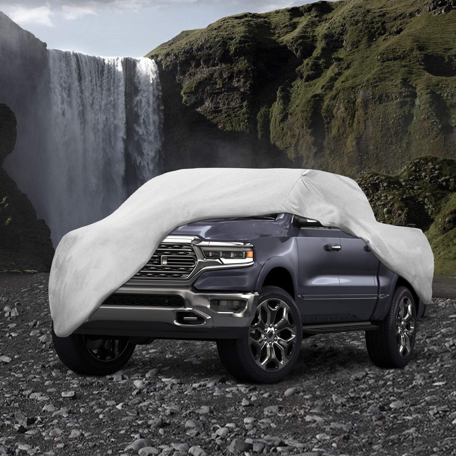 Motor Trend T-800 Truck Cover for Ford F-150 2001-2019 Super Crew/Cab Short Bed Custom Fit All Weather Waterproof Pickup Protection