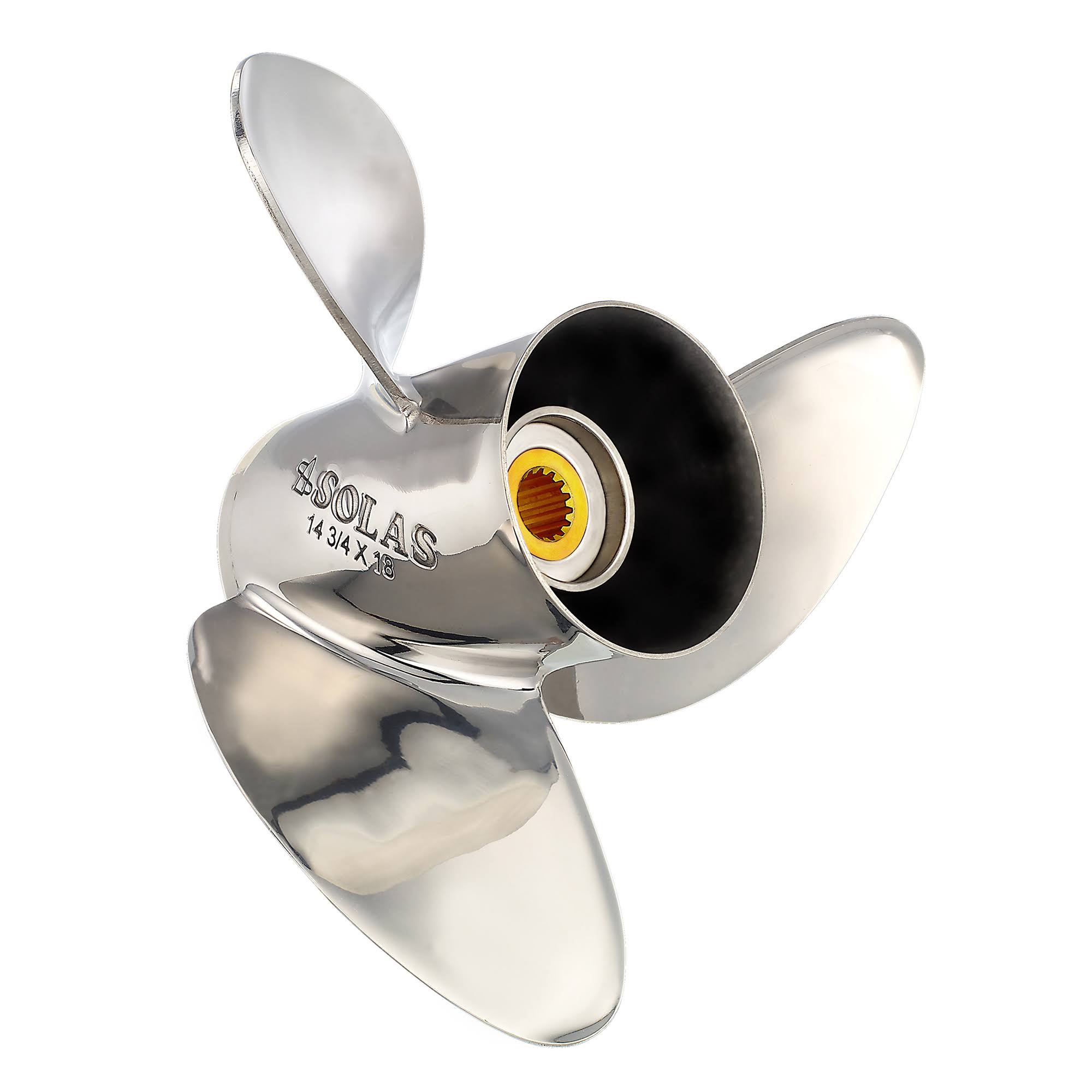Solas New Saturn PROPELLER Mercury, Mercruiser, Honda - Stainless Steel
