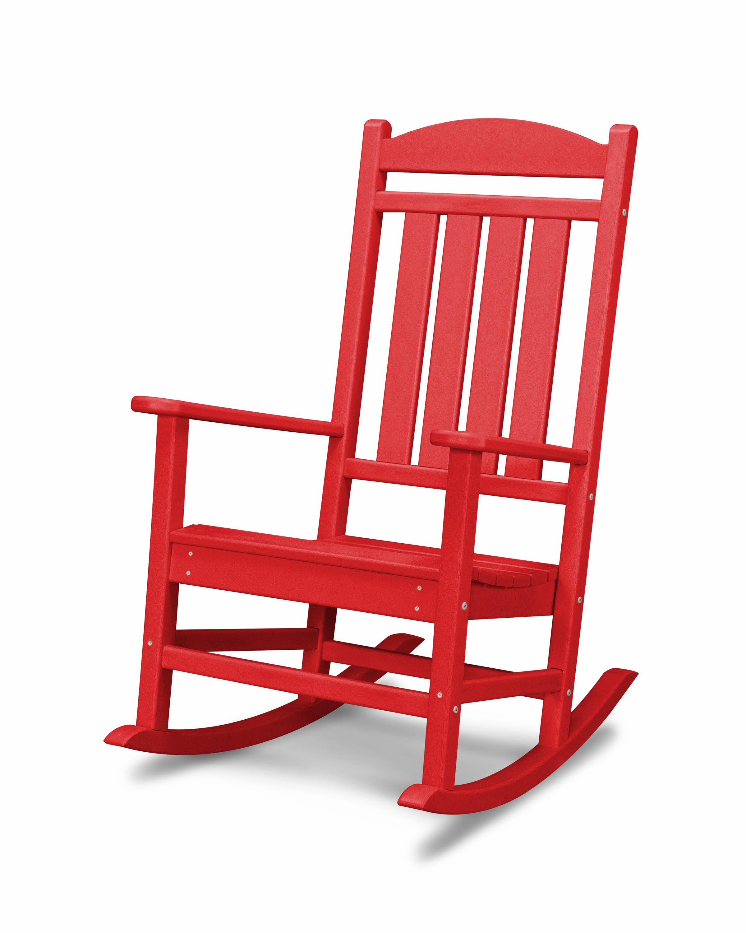 POLYWOOD Presidential Rocking Chair - Sunset Red